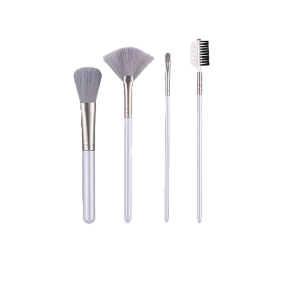 🎁Used once  Pivotal Set of 4 Metallic Facial Brushes - Picture 1 of 5